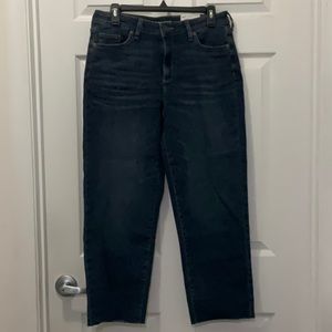 Sonoma High Waisted Straight Leg Crop Jeans